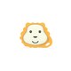 image 1 of Matchstick Monkey Flat Face Teether Lion