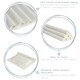image 2 of Nicola Spring Ribbed Cotton Placemats - 48 x 33cm - Natural - Pack of 6 Cream