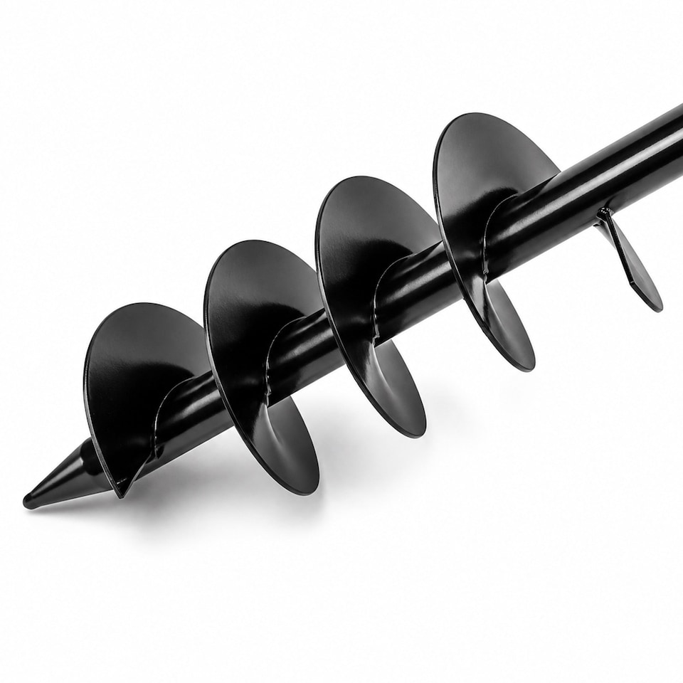 image 1 of Post Hole Fence Manual Hand Drill Digger Earth Auger 150mm 6