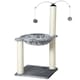 image 1 of PawHut 83cm Cat Tree Tower with Sisal Scratching Post Hammock Toy Grey