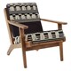image 1 of Interiors by Premier Cefena Textured Lounge Chair Brown