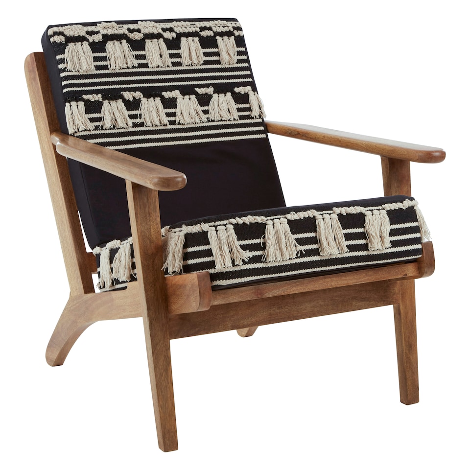 image 1 of Interiors by Premier Cefena Textured Lounge Chair Brown
