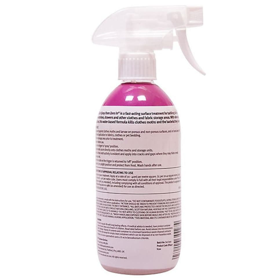 image 1 of Zero In® Clothes Moth Killer Spray 500ml