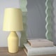 image 3 of ValueLights Arlo Set of 2 - Sunshine Yellow Ceramic Base Table Lamp with Tapered Shade