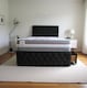 image 1 of Delaware Plush Bed With Mattress, 2 Drawers Same Side & Headboard