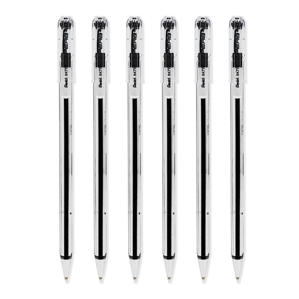 image 1 of Pentel BK77 Superb Ballpoint Pens 0.7mm Pack of 12