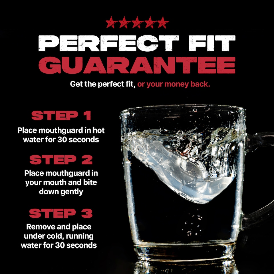image 1 of SAFEJAWZ Intro Sports Mouth Guard Clear Adult/Junior