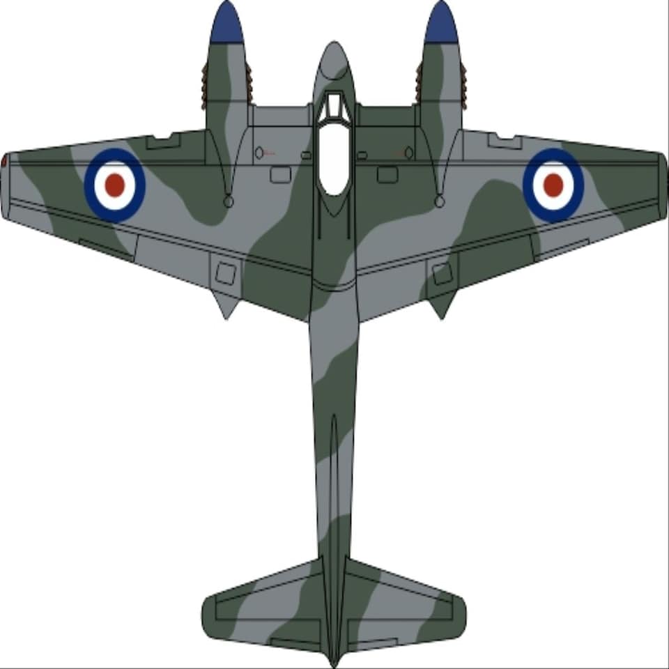 image 1 of Oxford Aviation DH103 Sea Hornet F3 WB909 RAF Kai Tak