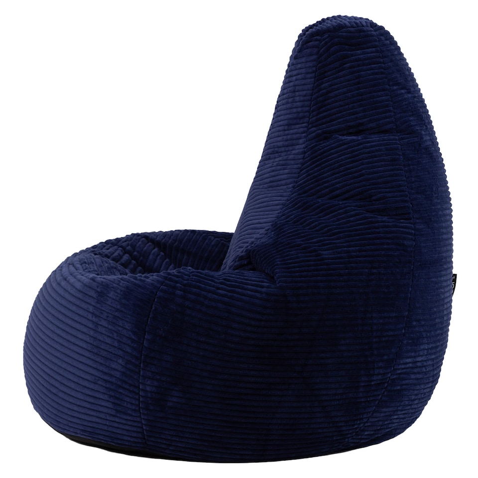 image 1 of Dalton Medium Beanbag Corduroy Navy Blue | Blue | Navy Blue | 1