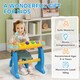 image 6 of AIYAPLAY 37-Key Kids Piano w/ Microphone, Stool, Record & Play Function