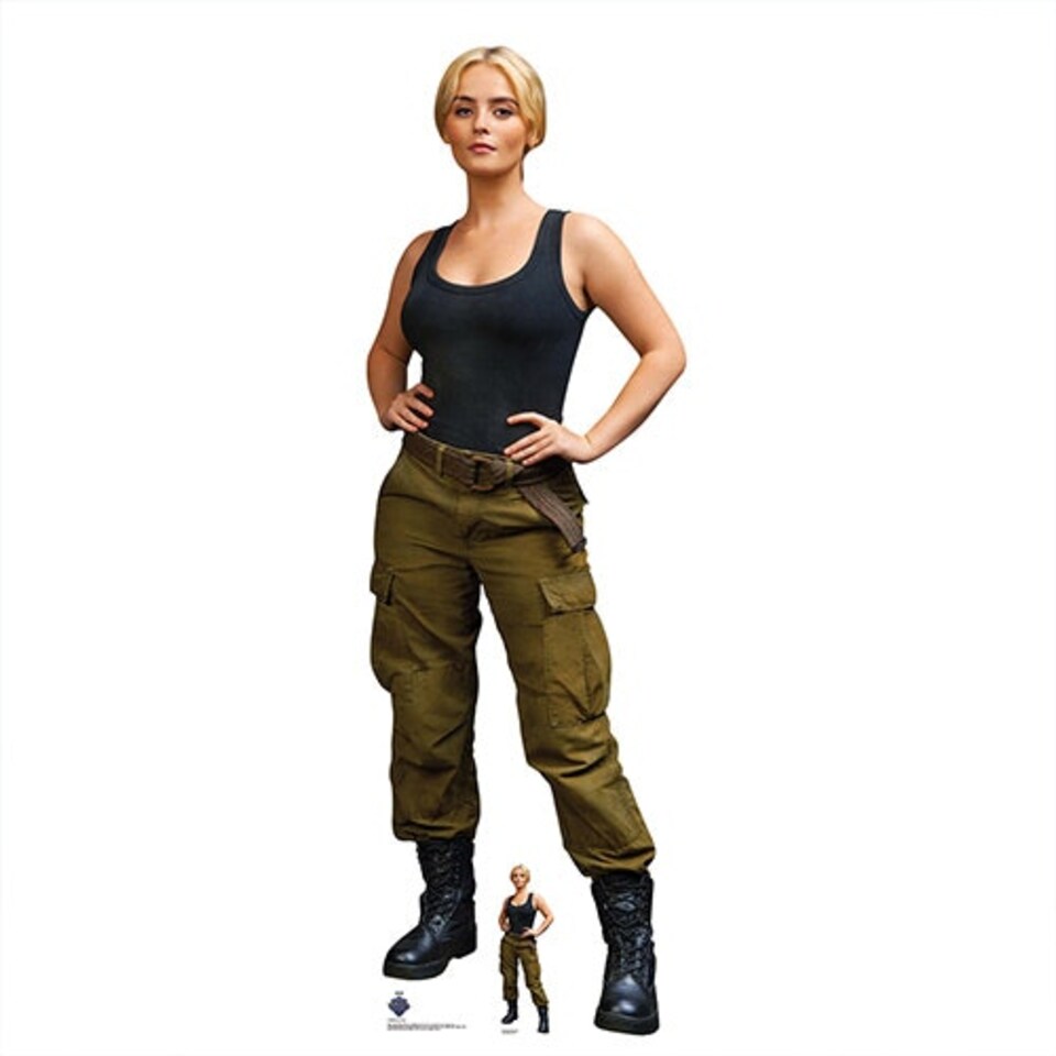 Ruby Sunday Combat Style Doctor Who Millie Gibson Lifesize Cardboard Cutout 167cm