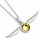 image 2 of Harry Potter Golden Snitch Necklace Embellished with Crystals Elements BHPSN004