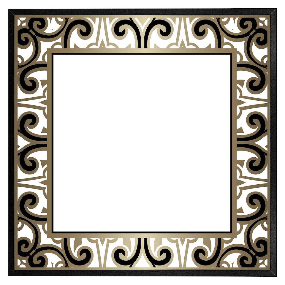 image 1 of Egyptian frame (Picture Frame) White | L
