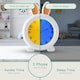 image 3 of Alecto BC-100 Bunny Sleep Trainer for Kids, Day & Night Clock, Blue Moon & Orange Sun Display, Rechargeable, Night Light, Alarm Function