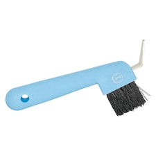 Imperial Riding Logo Horse Hoof Pick & Brush - Blue Breeze - One Size