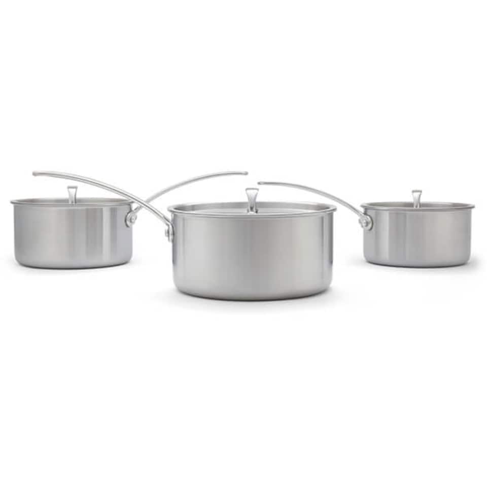 image 1 of Stellar Eclipse 3 Piece Saucepan Set
