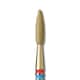 image 1 of IQ Nails DuoFrez Diamond Nail Drill Bit Long Flame Shape Fine Standard 2.1mm ZRN Coating 243R.FM.021_ZRN