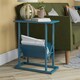 image 1 of Novogratz Regal End Table in Blue / Metal Frame Blue | Blue