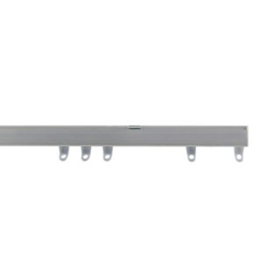 image 1 of 430cm Silver Fineline Aluminium Curtain Track | Silver | Silver