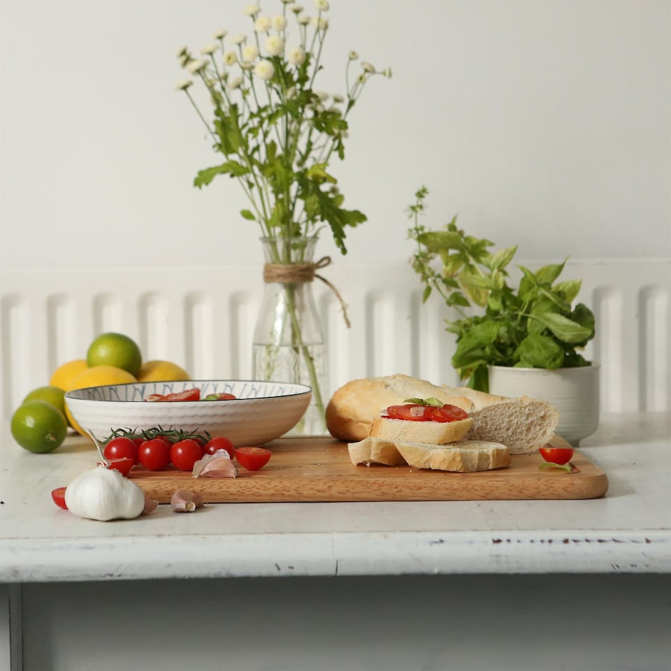 image 1 of Argon Tableware Rectangular Wooden Chopping Board - 40cm x 30cm | Brown | Brown