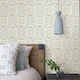 image 2 of NuWallpaper NU3252 Alida Peel & Stick Wallpaper, Grey & Yellow Multi