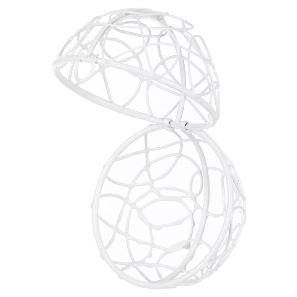 image 1 of 6-Pcs Metal Mesh Bridesmaid Ball Hanger | White | 6
