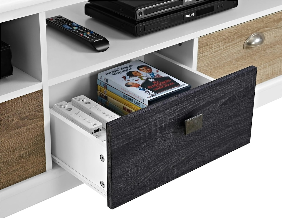 image 1 of Mercer tv console in multicolour with drawers 1773096PCOMUK | White | White | One Size | 164