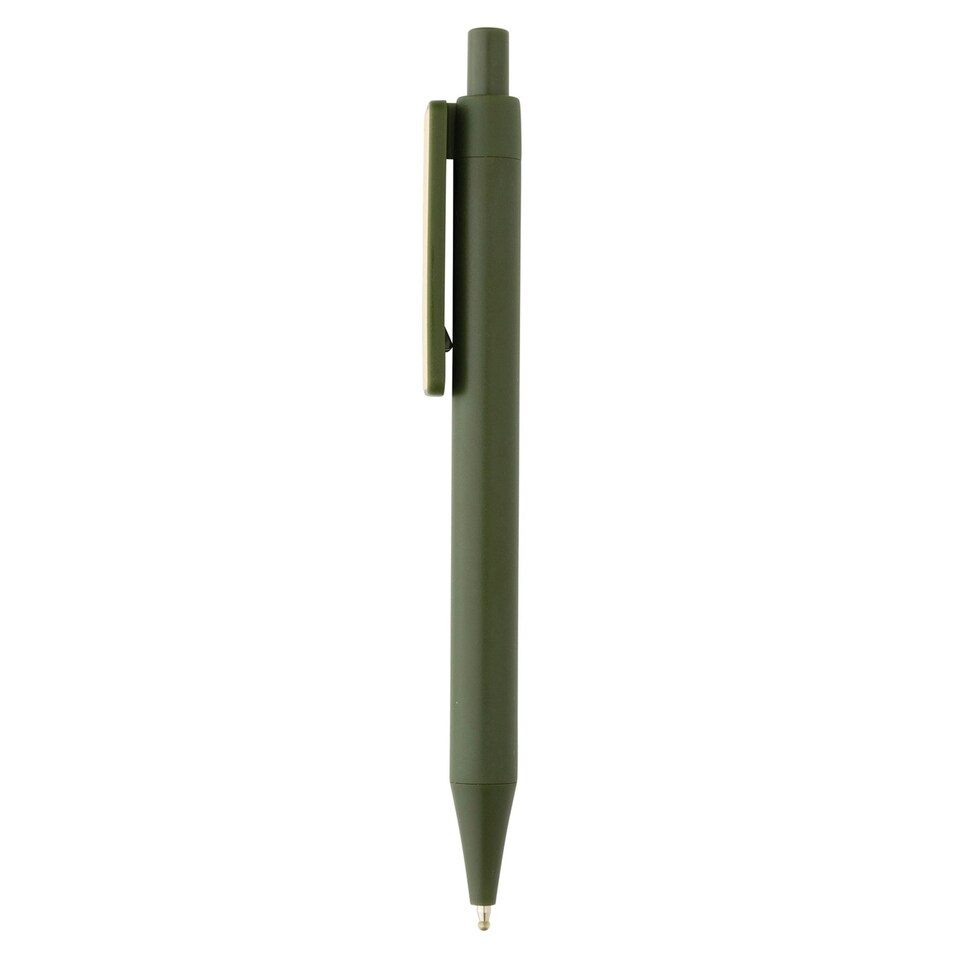 image 1 of XD Collection Bamboo Rollerball Pen - Green - 14cm x 1.1cm