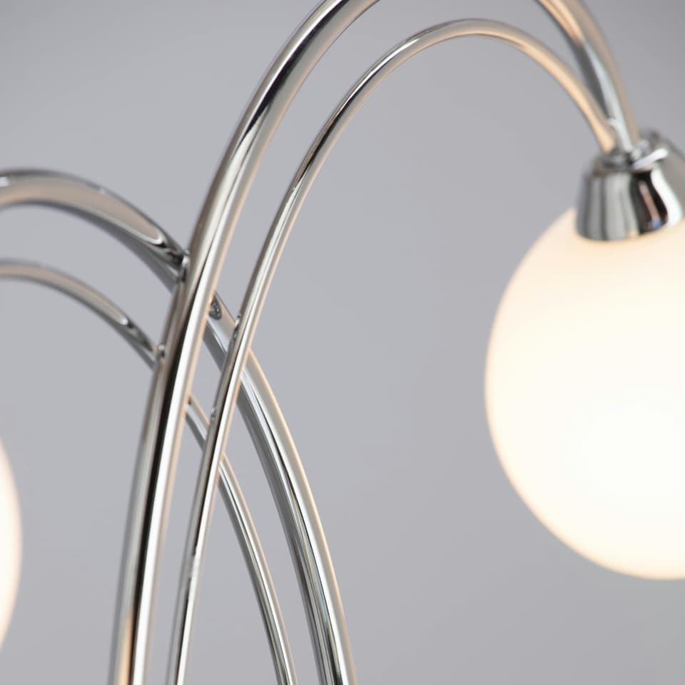 image 1 of BHS Soni Floor Lamp | Silver | Chrome | 1