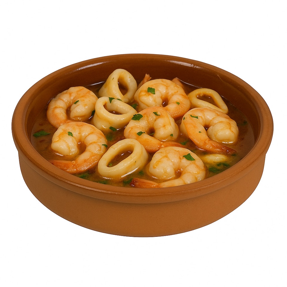 image 1 of TheOwnas Terracotta Tapas Bowls. (14.5cm, 450ml) Ovenproof Serving Bowls for Meze Salads and Side Dishes.
