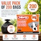 image 6 of Hero 200 Dog Poo Bags with Easy Tie Handles – Extra Thick, Strong & Biodegradable – 200 Pack