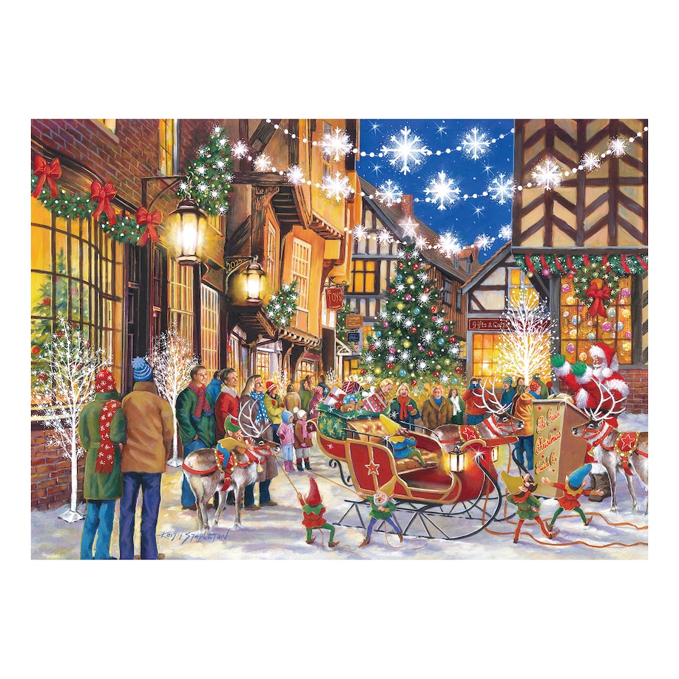 image 1 of No.20 - Santa Switch On 500 Piece Jigsaw Puzzle