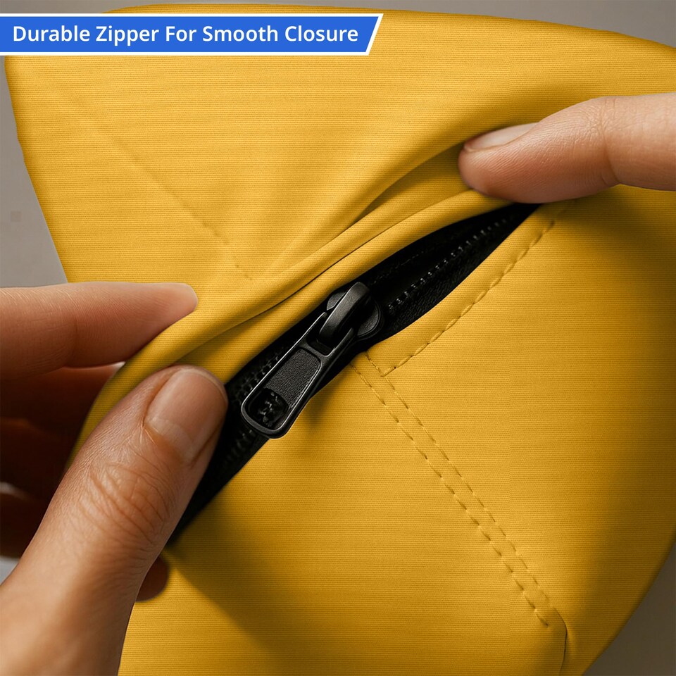 image 1 of Covers&All Sunbrella Lumbar Pillows Set of 2, Rectangle 12 in x 18 in, Canvas Sunflower