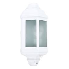 ValueLights Kayleigh White Outdoor Wall Lantern | White