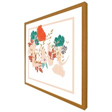 Love & flowers (Picture Frame) Brown | Oak | XS