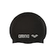 image 1 of Arena Unisex Adult Classic Silicone Swim Cap - Black/Silver - One Size