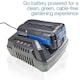 image 8 of Hyundai 42cm Cordless 40v Lithium-Ion Battery Lawnmower with Battery and Charger | HYM40LI420P