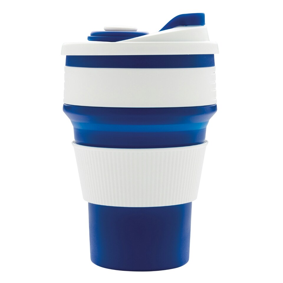 image 1 of XD Collection Foldable Silicone Cup - Blue - One Size