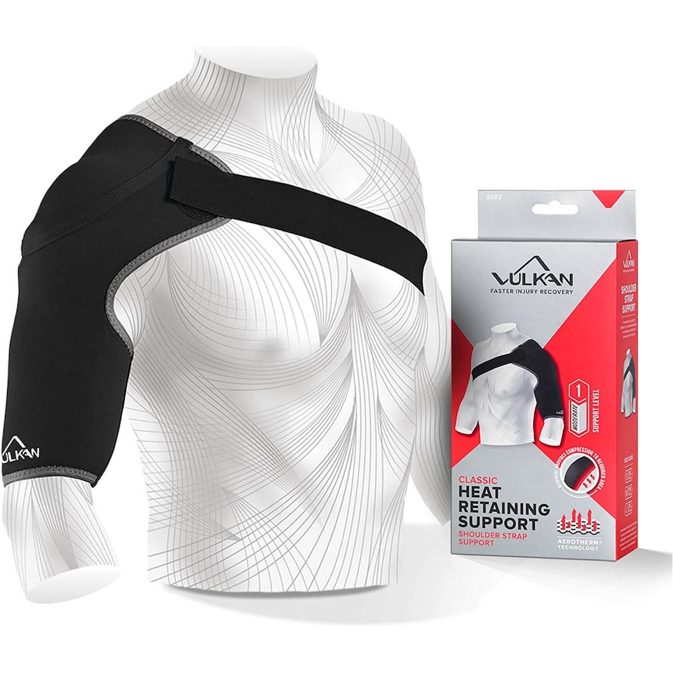 image 1 of Vulkan Classic Shoulder Support - Aerotherm Neoprene, Universal Left/Right (S, M, L) | Multi | S