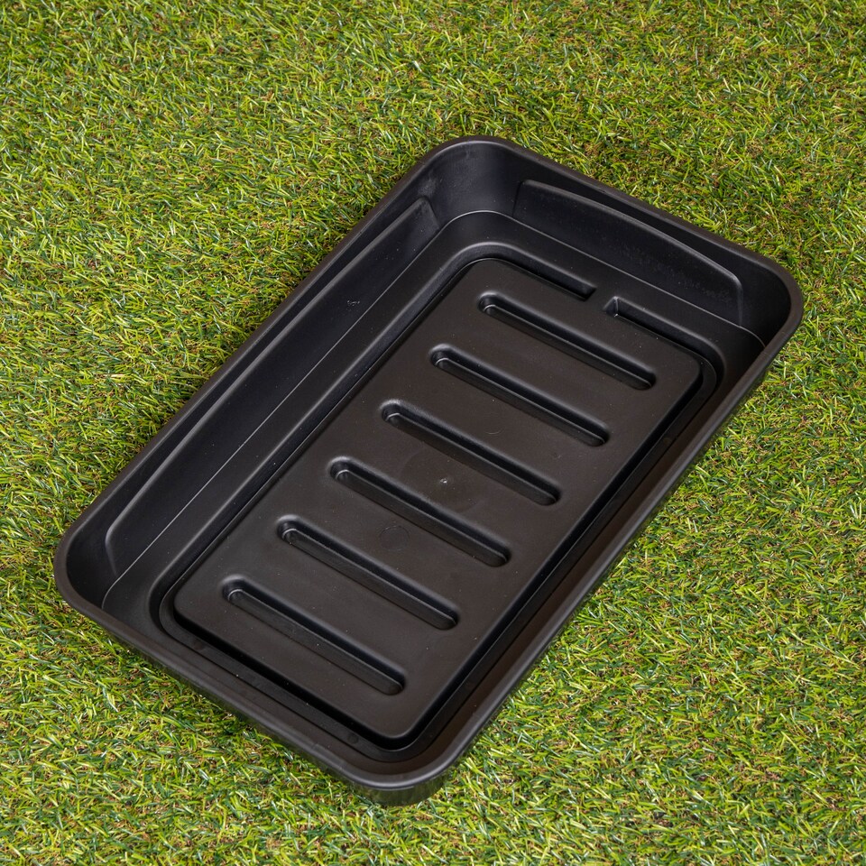 image 1 of 6 x 38cm Unheated Seed Starter Tray Grostart Midi Propagator Indoor Seedling Planter