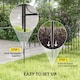 image 4 of Outsunny 5PCs Decorative Garden Fencing Metal Border Edging