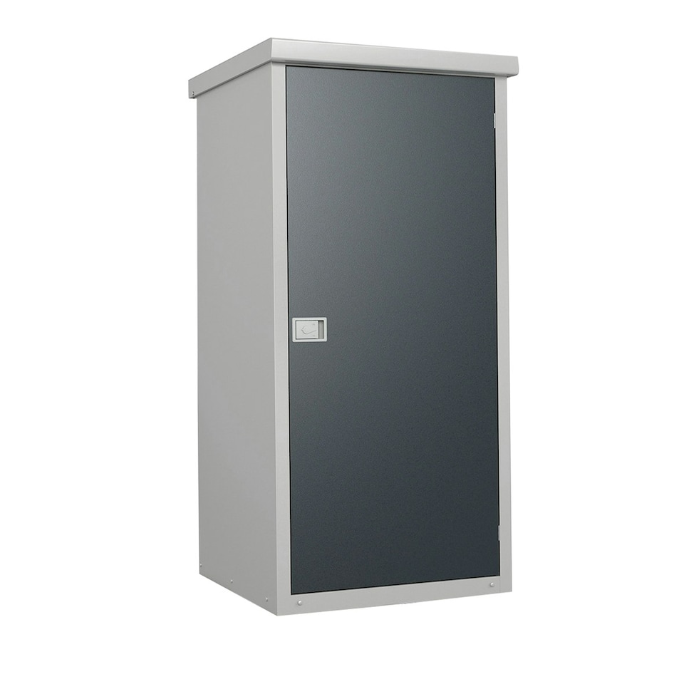 image 1 of Daiken Guardian D33 Compact Metal Garden Shed (3x3ft) Grey