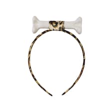 Bristol Novelty Bone Headband - Black/White - One Size
