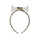 image 1 of Bristol Novelty Bone Headband - Black/White - One Size