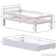 image 3 of Junior Vida Taurus Toddler Bed With Storage Drawer, White, 70 x 140cm