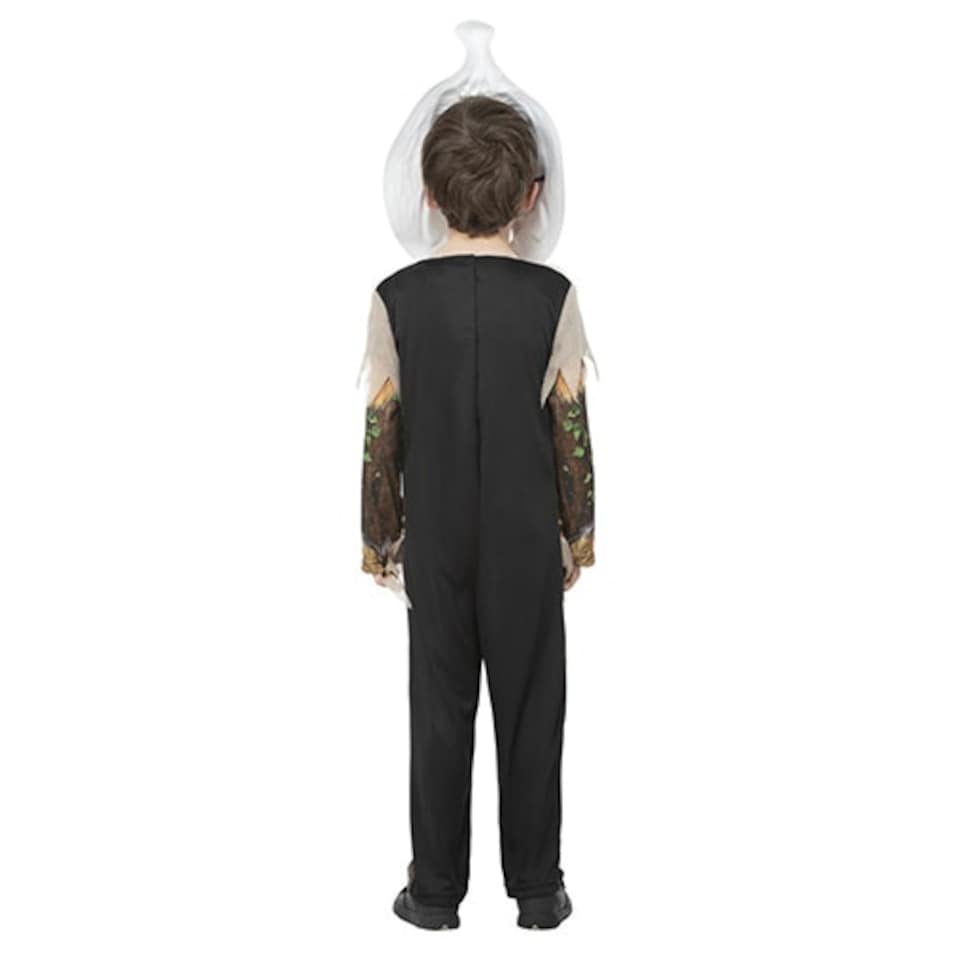 image 1 of Pumpkin Scarecrow Reaper Fancy Dress Costume Kids Unisex Medium - Age 7-9