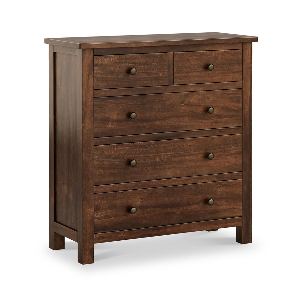 image 1 of Duchy Acacia 2 over 3 Chest of Drawers - Fully Assembled By Roseland Furniture