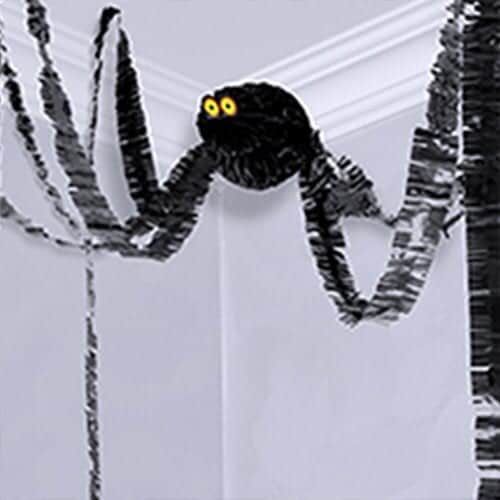 Spider Halloween 3D Paper Honeycomb Pendant Decoration 75cm