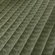 image 4 of Waffle Throw Blanket 175 x 225cm - Khaki