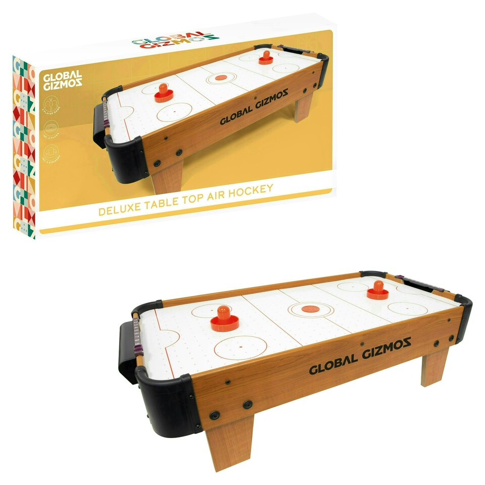 image 1 of Deluxe Table Top Air Hockey Game -70.8x37x21cm